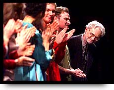 John Adams taking a 
well-deserved bow, printed in the LA Times